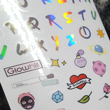 투명 스티커 홀로그램박