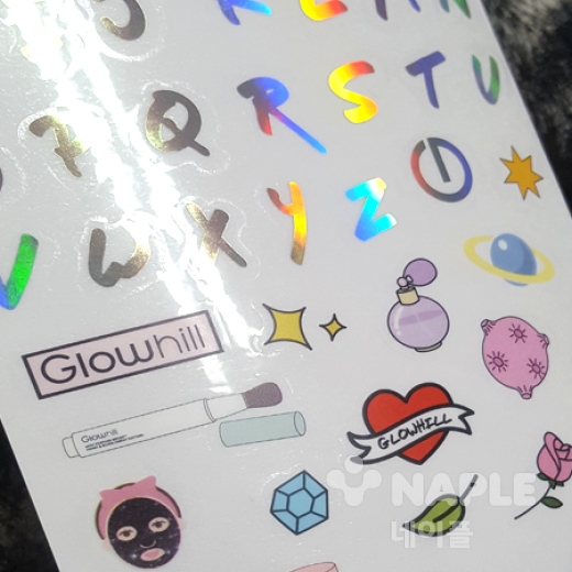 투명 스티커 홀로그램박